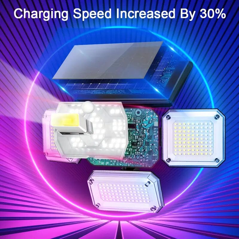 Skorter | Sold outdoor lighting 333 LED lamps with motion sensor 4 heads