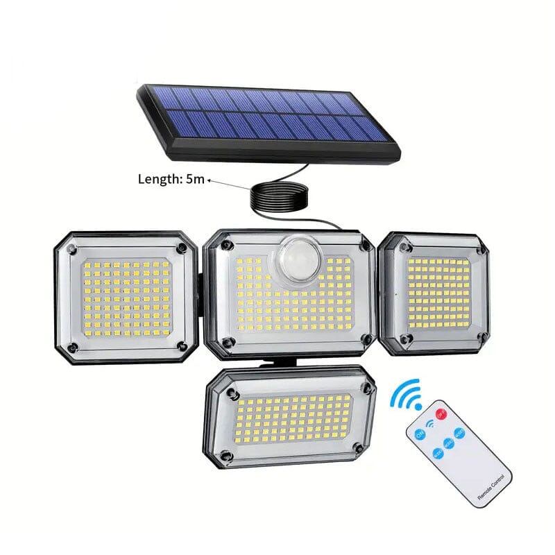 Skorter | Sold outdoor lighting 333 LED lamps with motion sensor 4 heads