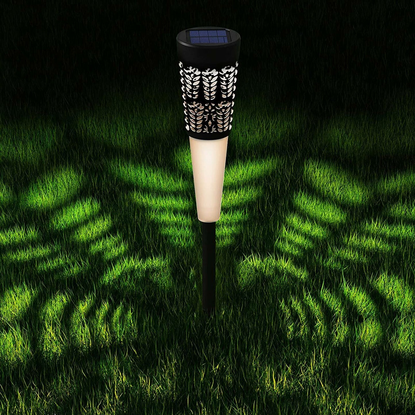 Solar Pathway Lights Hollow out Decor IP54 Waterproof Solar Powered Garden Light - SKØRTER