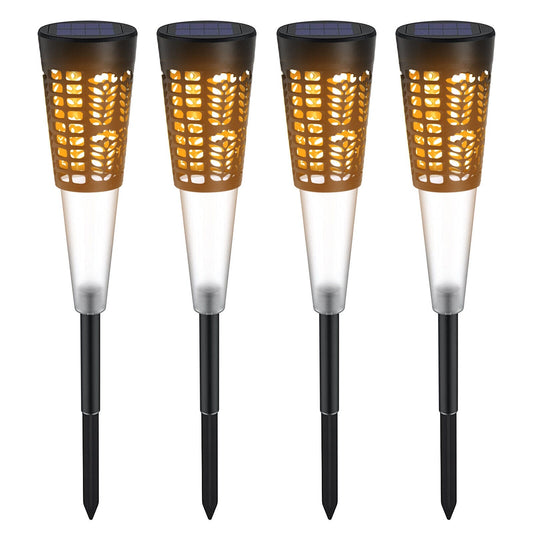 Solar Pathway Lights Hollow out Decor IP54 Waterproof Solar Powered Garden Light - SKØRTER