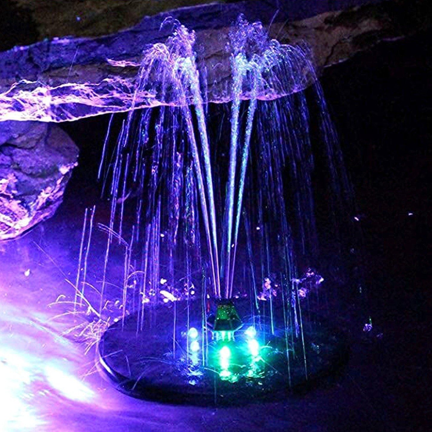 Skorter | Solar-powered fountain pump with LED lights