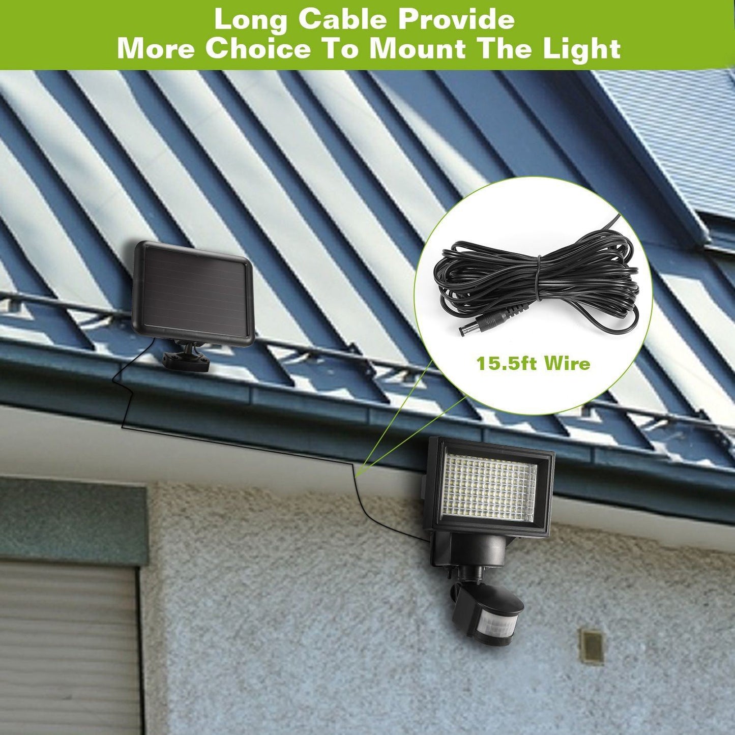 Skorter | Solar Wall Light 120 LEDs