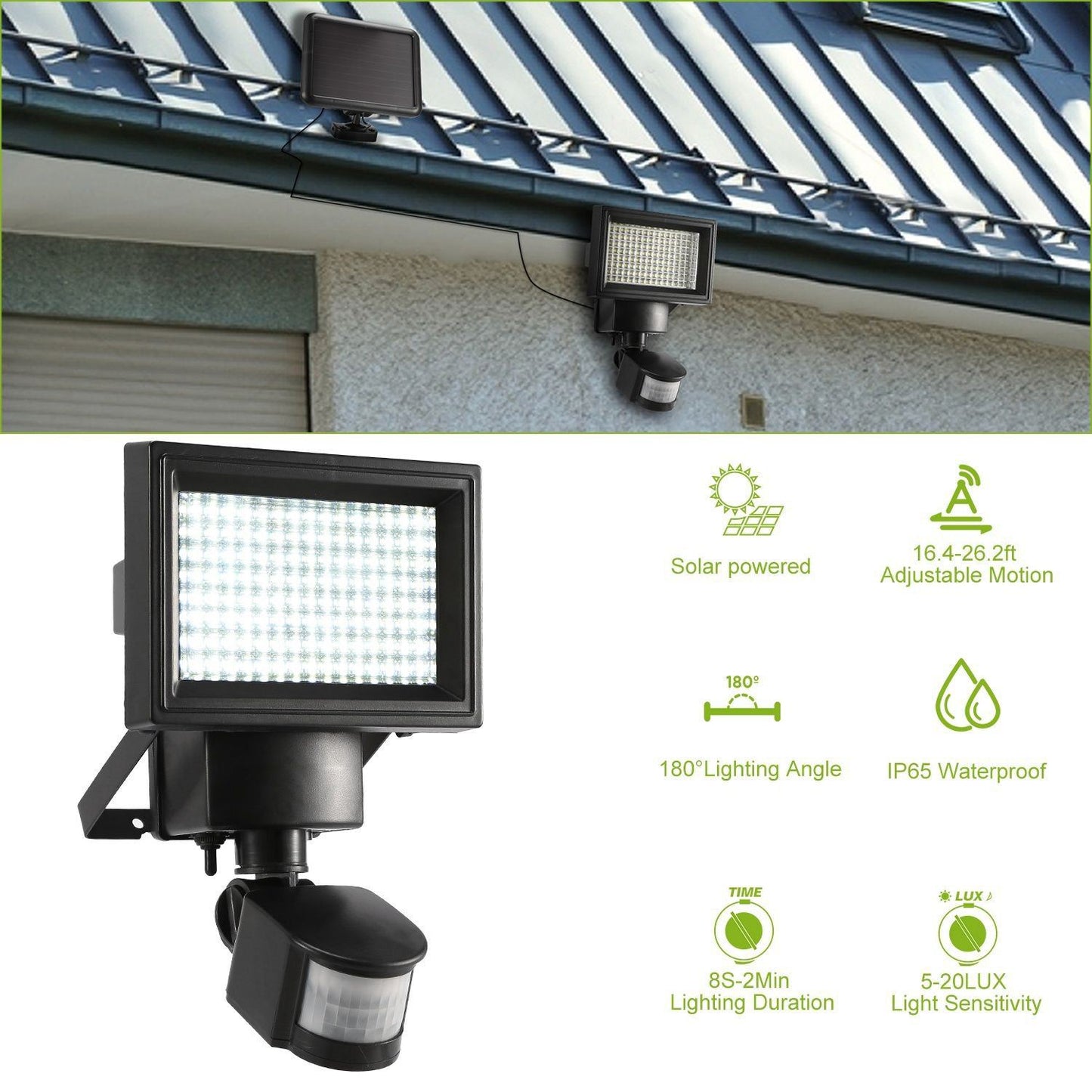 Skorter | Solar Wall Light 120 LEDs
