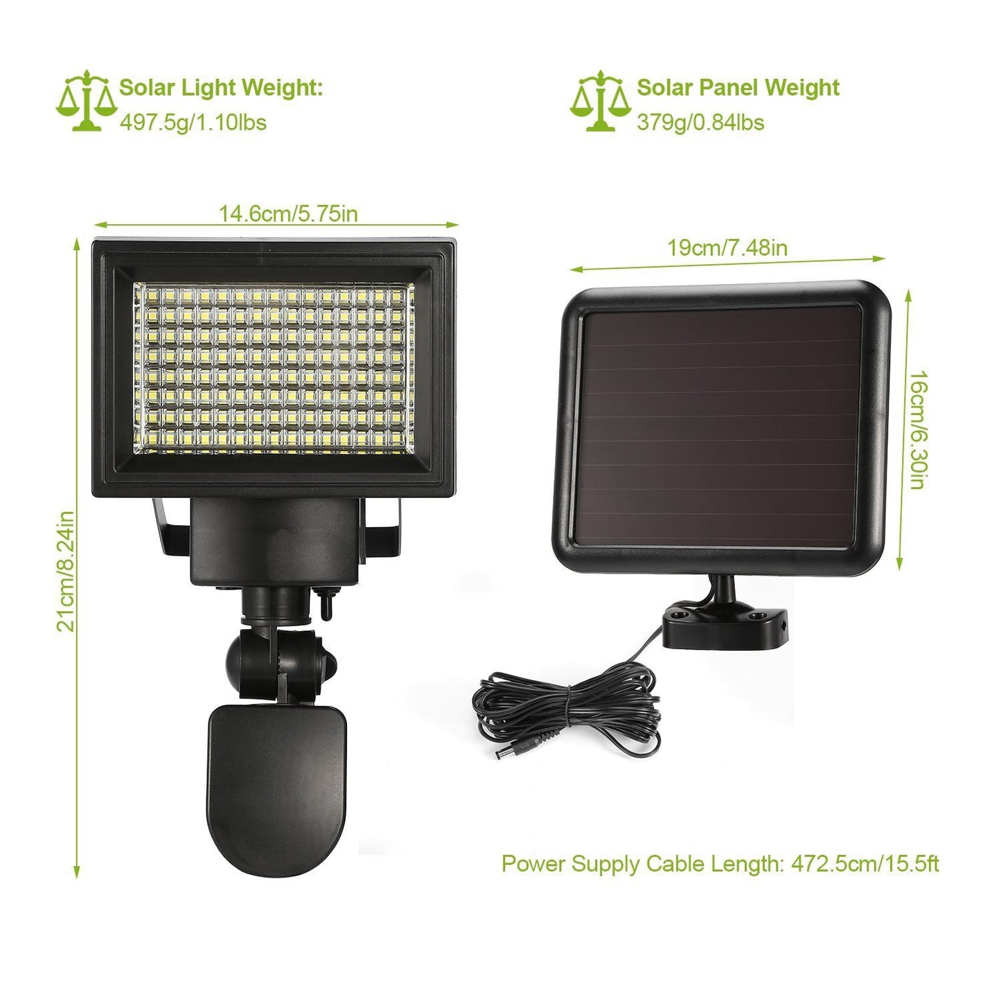 Skorter | Solar Wall Light 120 LEDs