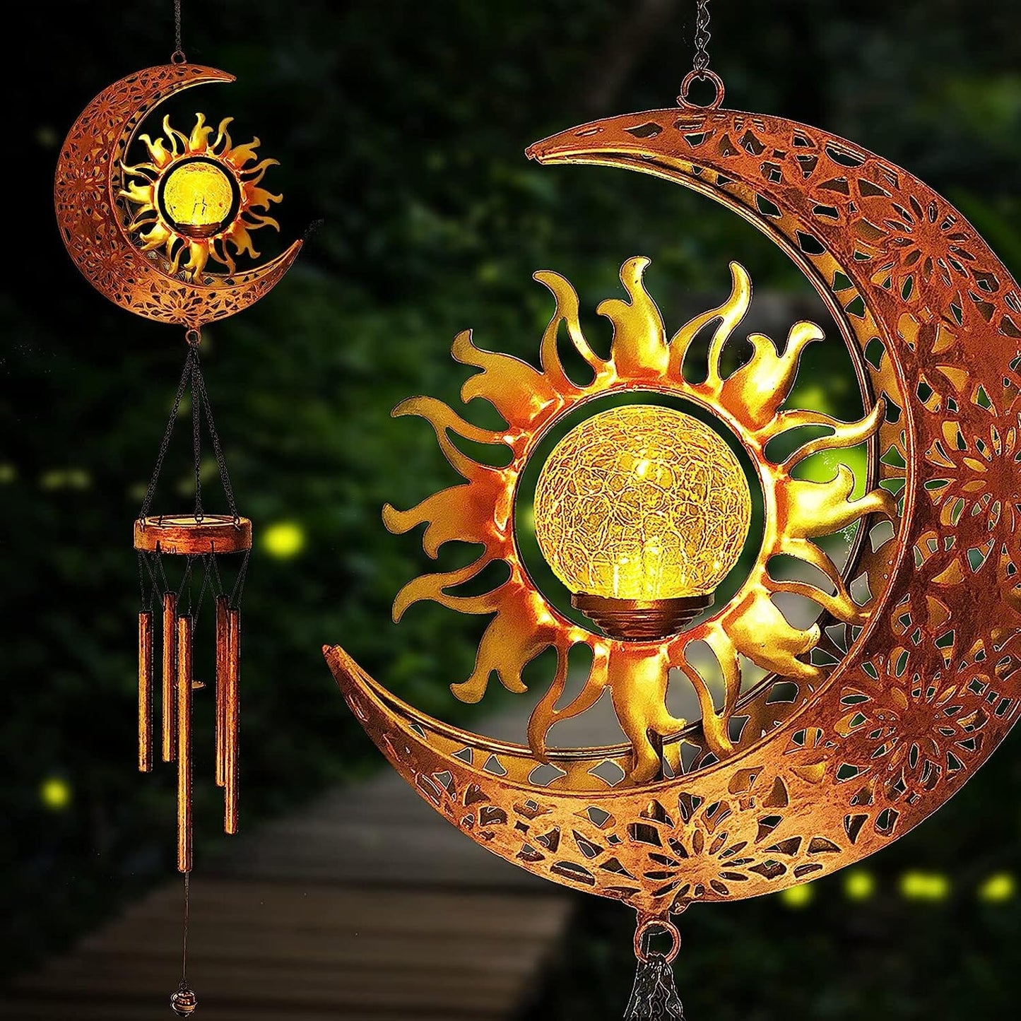Skorter | Solar Wind Chimes Garden Decorative Wind Chime Light