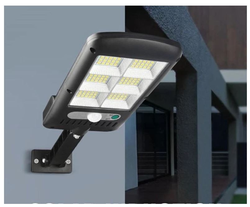 Skorter | SolarBright Motion Sensor Garden Lamp – Wireless IP65 Outdoor LED Light with Remote Control & 6000K Cool White Illumination