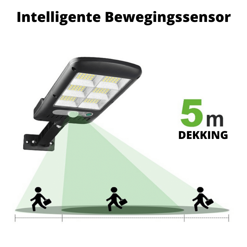 Skorter | SolarBright Motion Sensor Garden Lamp – Wireless IP65 Outdoor LED Light with Remote Control & 6000K Cool White Illumination
