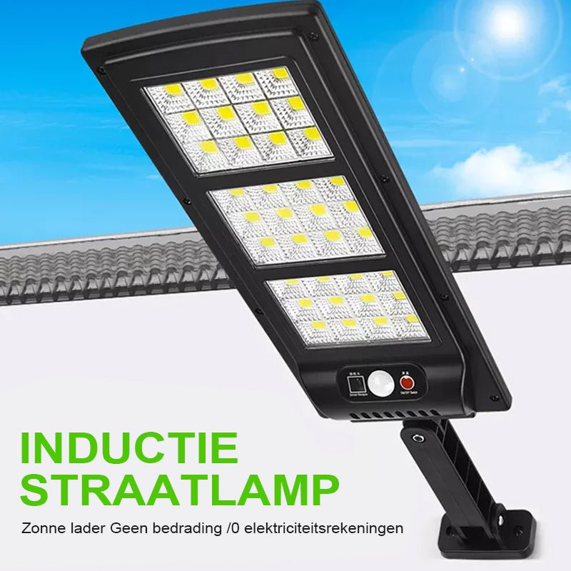 Skorter | SolarBright Motion Sensor Garden Lamp – Wireless IP65 Outdoor LED Light with Remote Control & 6000K Cool White Illumination
