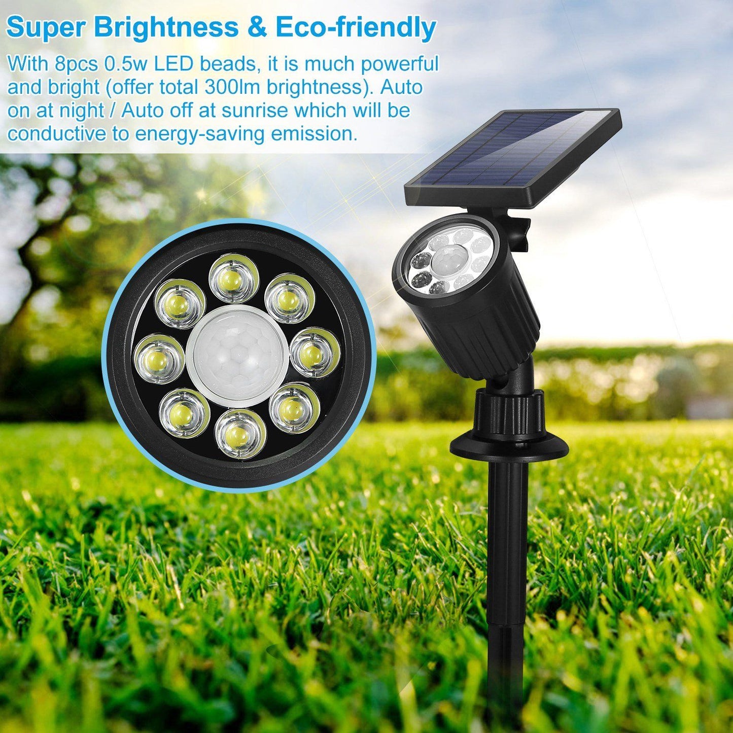 Skorter | Solar lamp Outdoor Solar-powered LED Spotlights