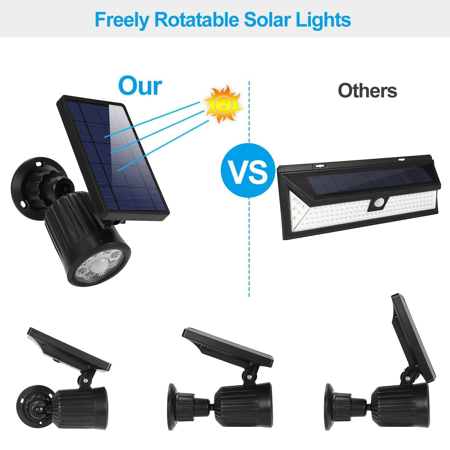 Skorter | Solar lamp Outdoor Solar-powered LED Spotlights