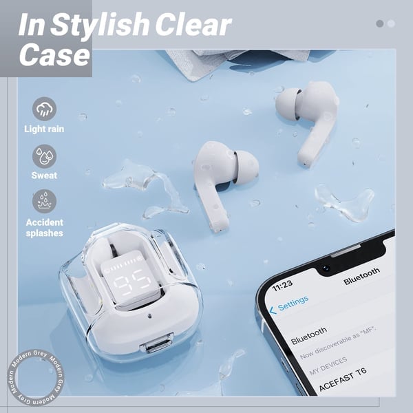 Skorter | SONICPULSE – Wireless Bluetooth Earbuds with LED Display & Deep Bass Sound