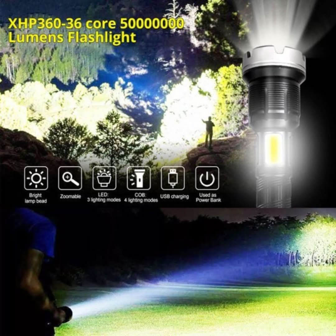 Skorter | Spacelight | Rechargeable, Powerful LED Flashlight