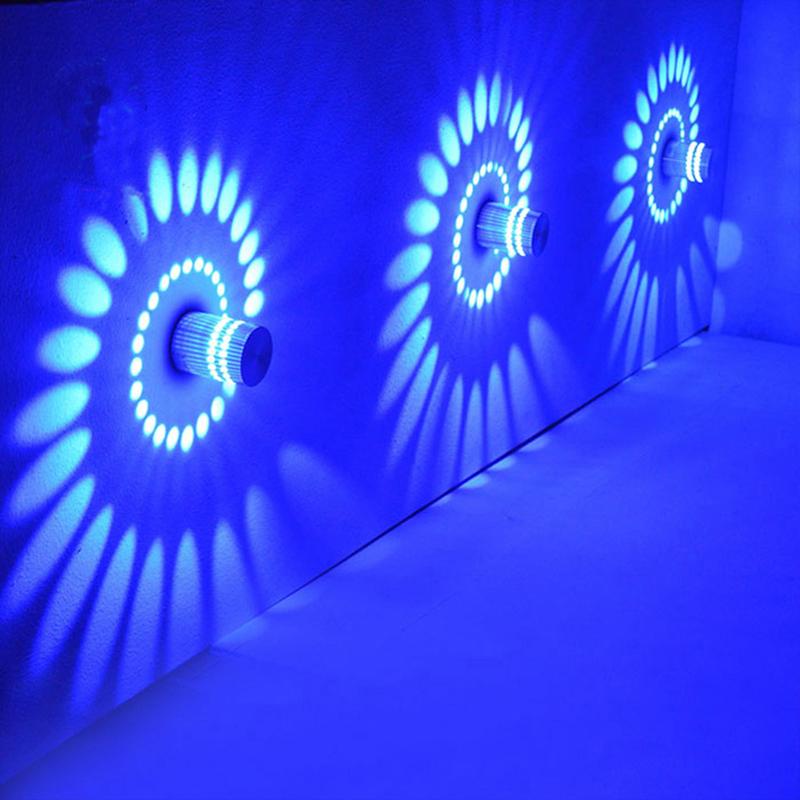 Skørter | Spiral LED Wall Lamp with Remote Control