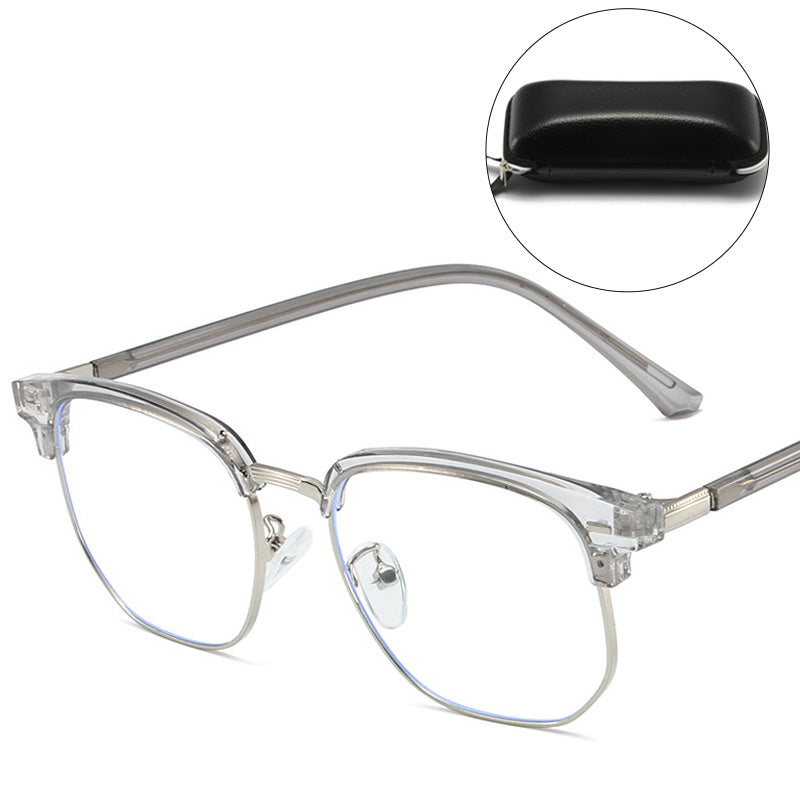 Skorter | Blue Light Blocking Half-Rim Glasses