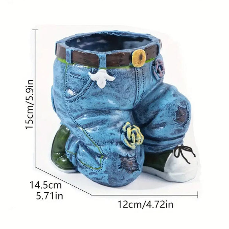 Skorter | Creative 3D jeans-shaped flower pot