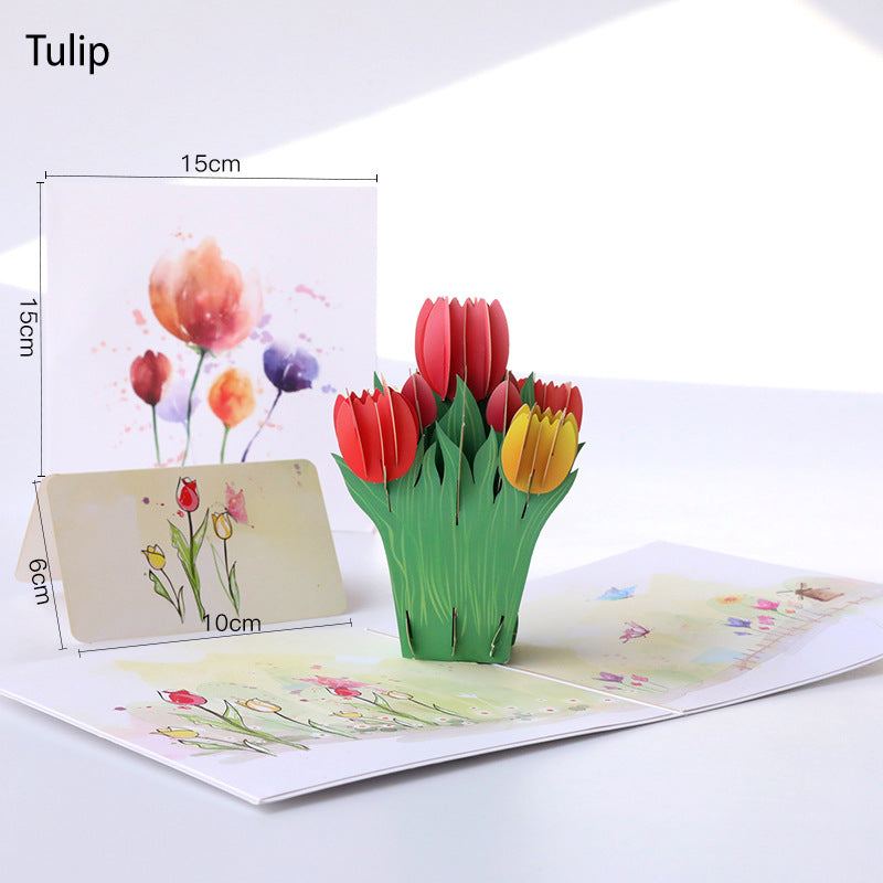 Skorter | Creative 3D paper cut-out card with popup greeting card