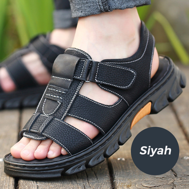 Skorter | Breathable summer sandals in leather for men