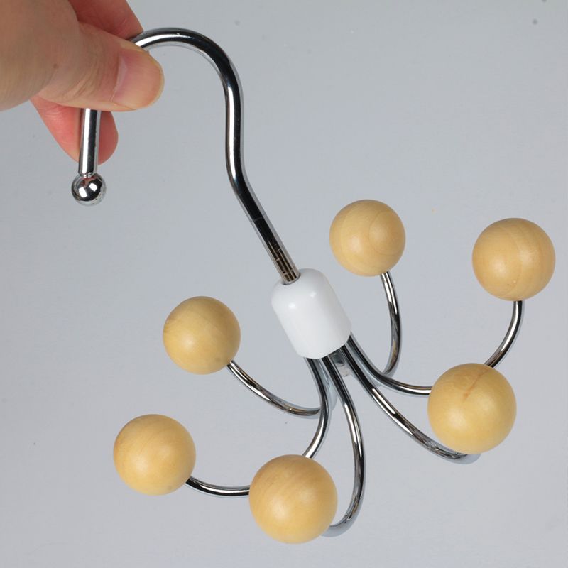 Skorter | 360° rotatable multifunctional storage hanger with 6 hooks