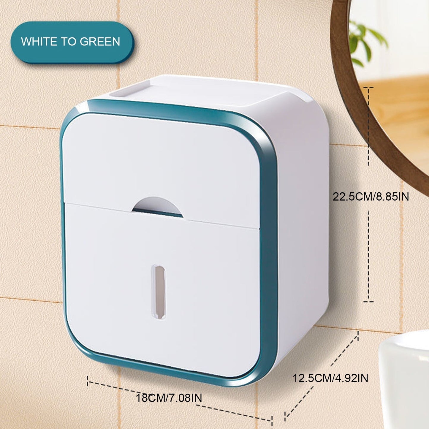 Skorter | Flush-free toilet paper holder box
