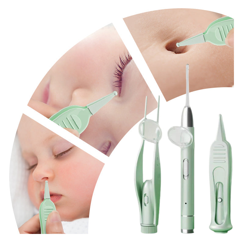 Skorter | Rechargeable, illuminated ear cleaners in metal, set of 3 pcs.