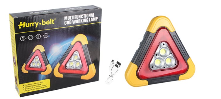 Skorter | 2-IN-1 solar-powered warning light at the roadside