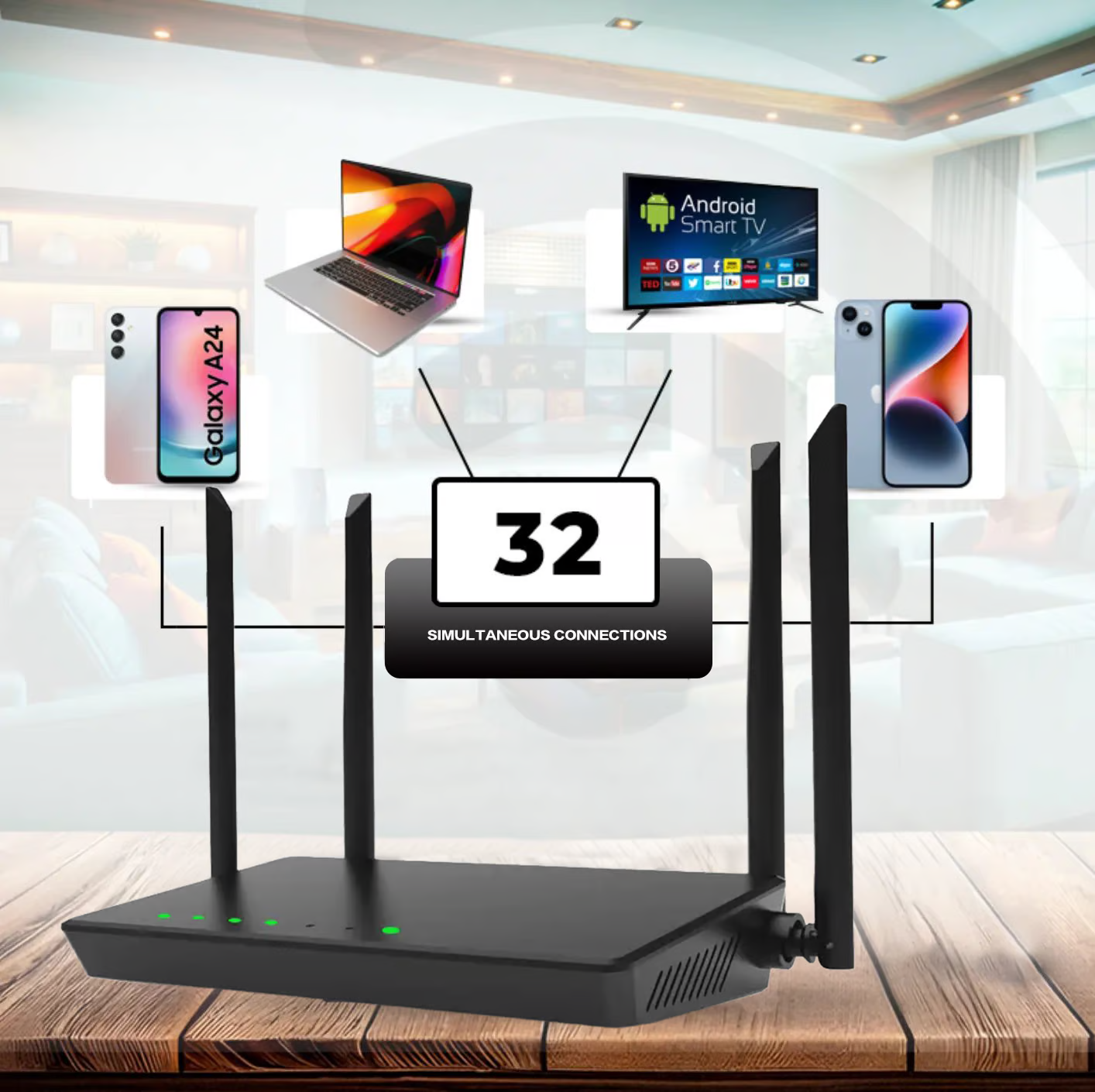 Skorter | Wireless SIM router with antenna