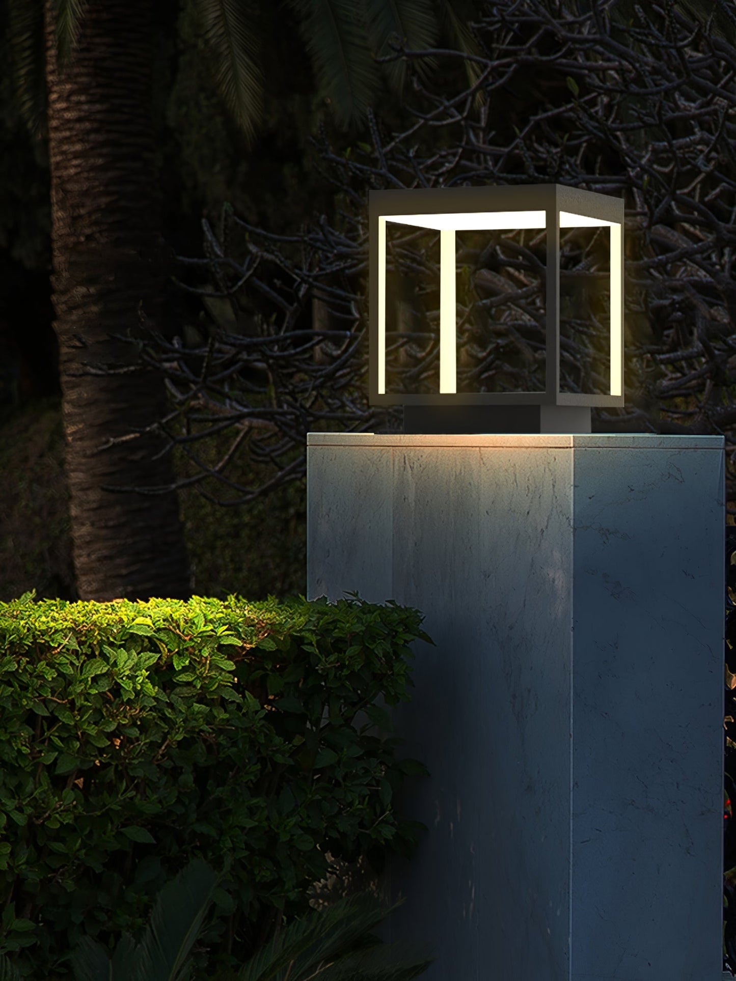 Square Frame Fence Post Garden Light - SKØRTER