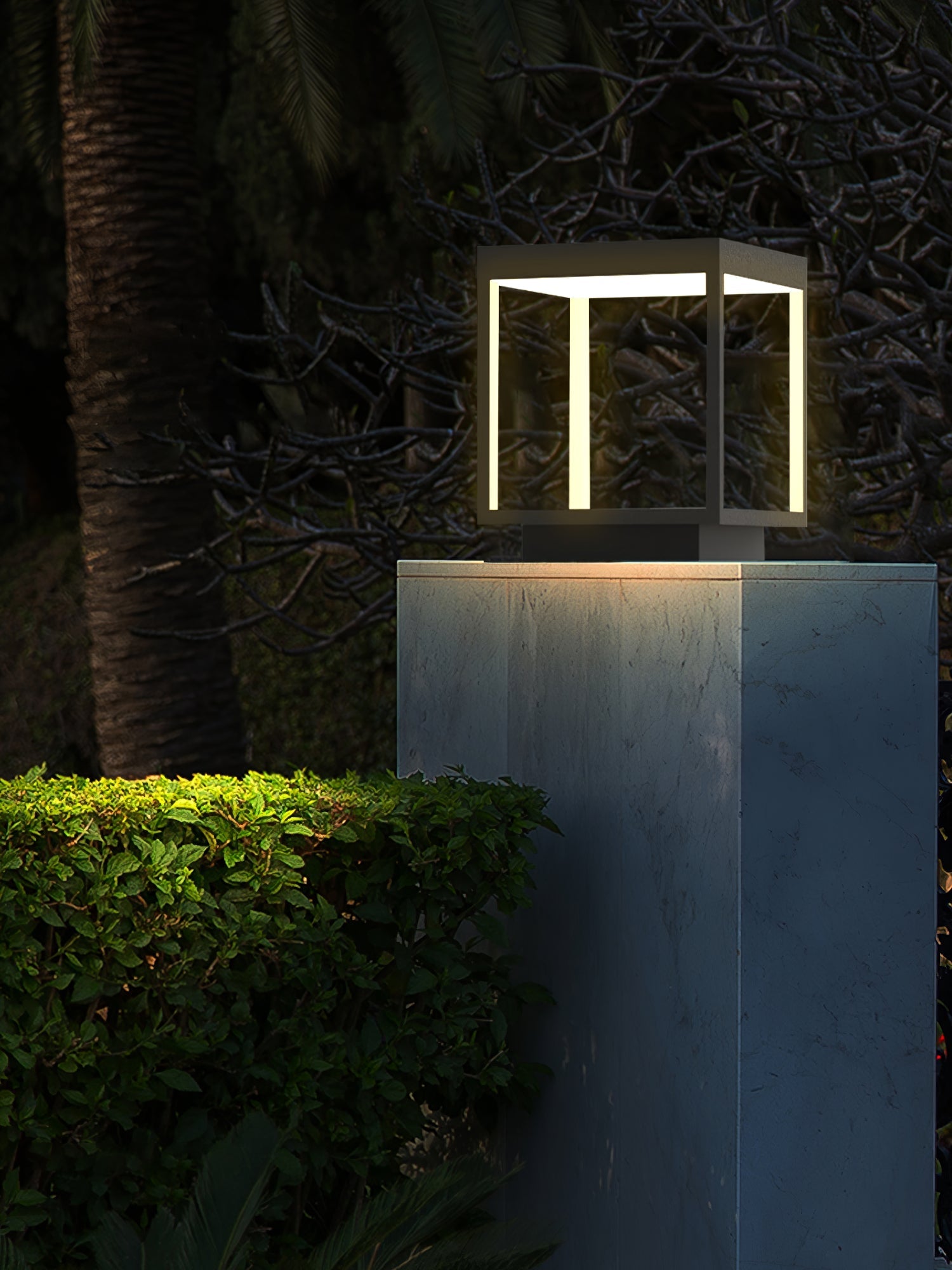 Square Frame Fence Post Garden Light - SKØRTER