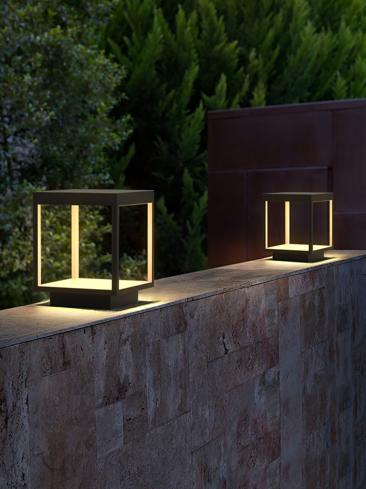 Square Frame Fence Post Garden Light - SKØRTER