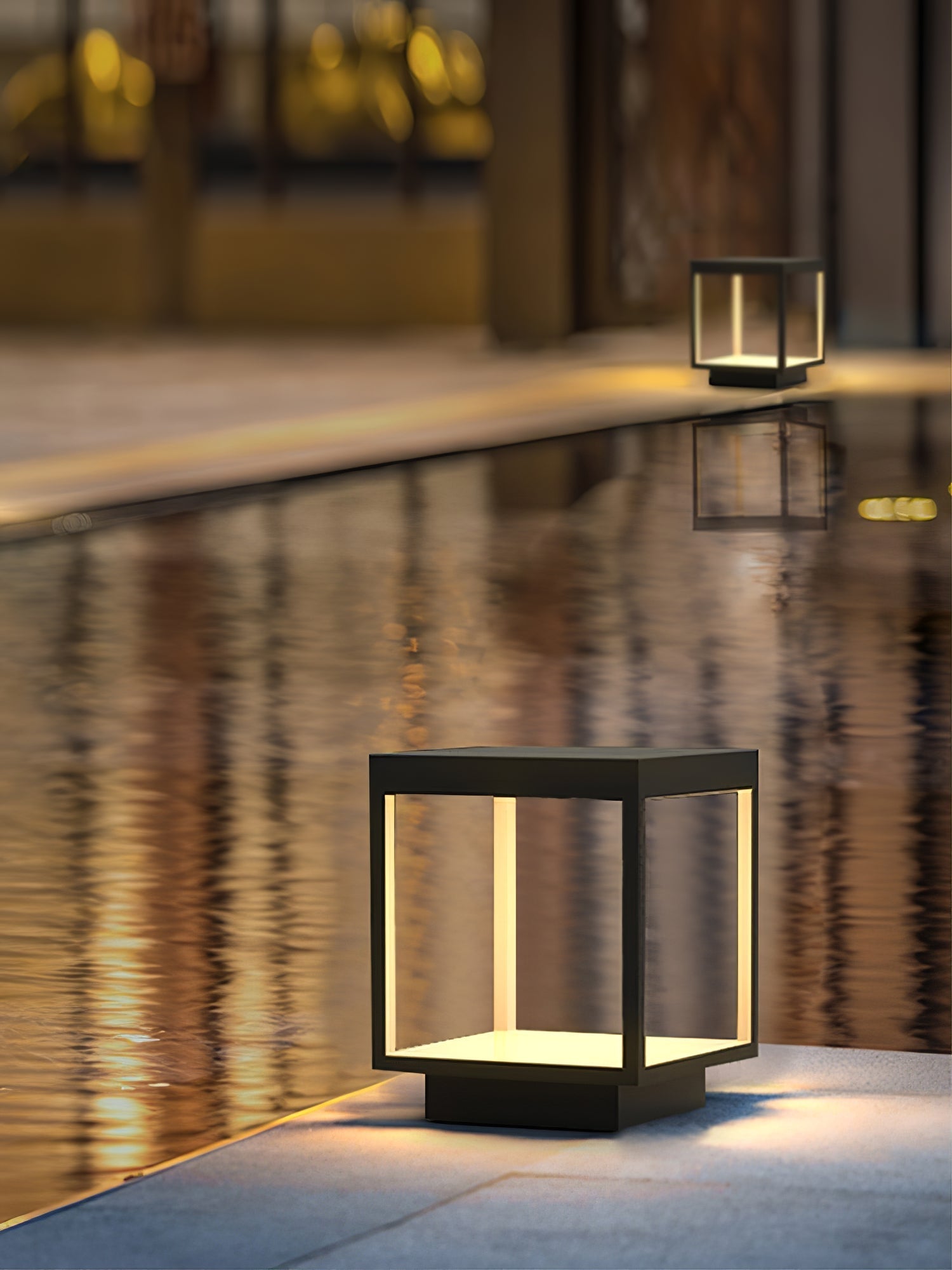 Square Frame Fence Post Garden Light - SKØRTER