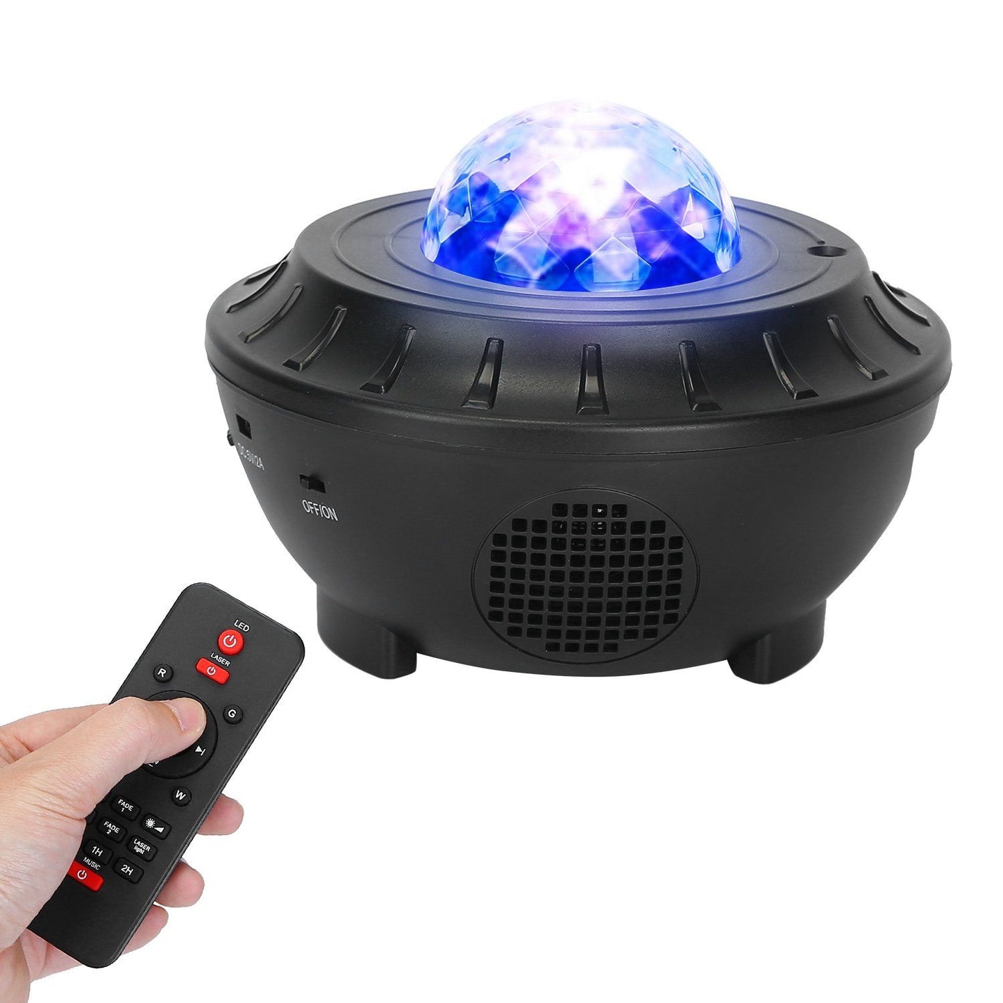 Skorter | Star Projector Lamp RGBW Wireless Music Speaker Night Light