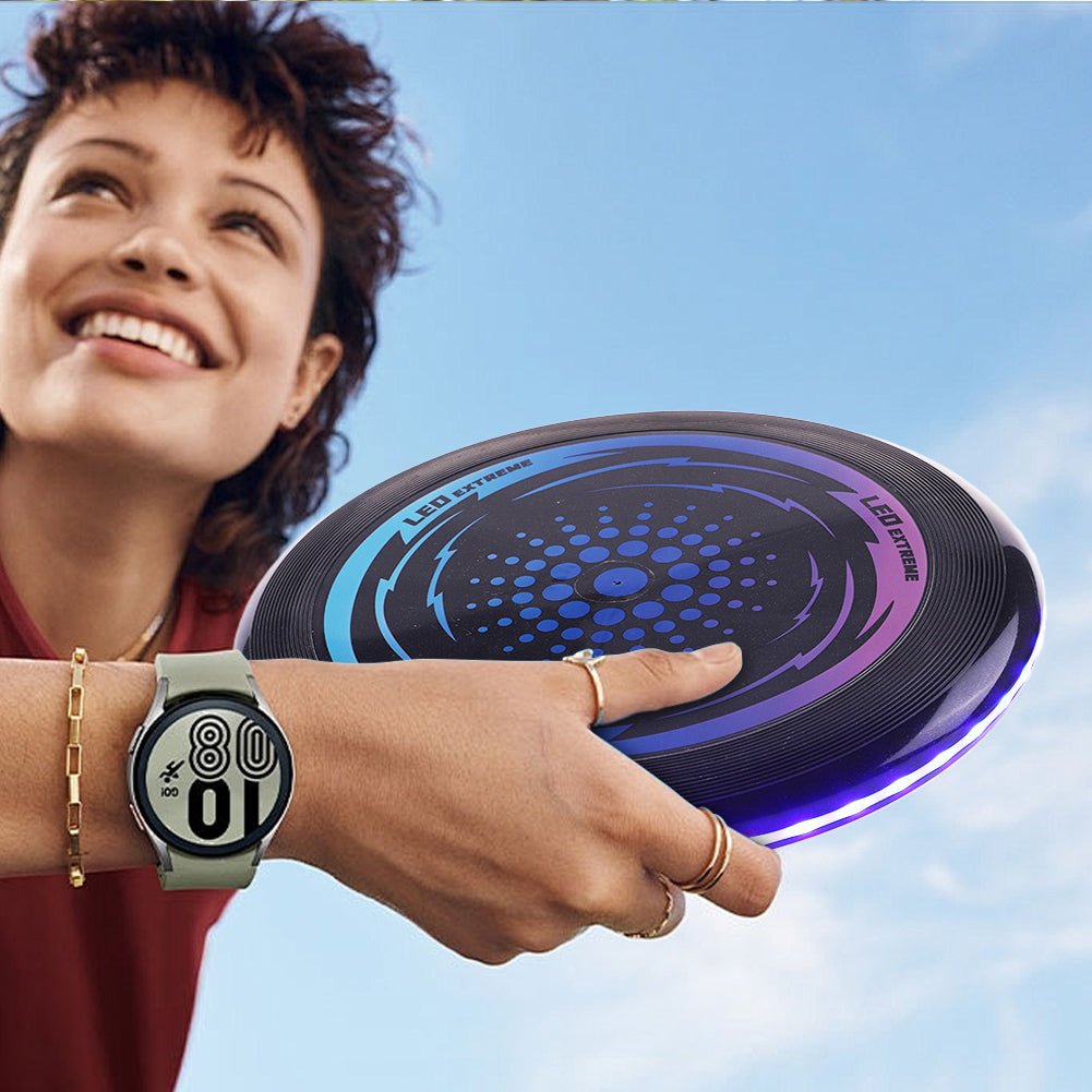 Skorter | STARSPIN – LED Light-Up Frisbee for Nighttime Outdoor Play