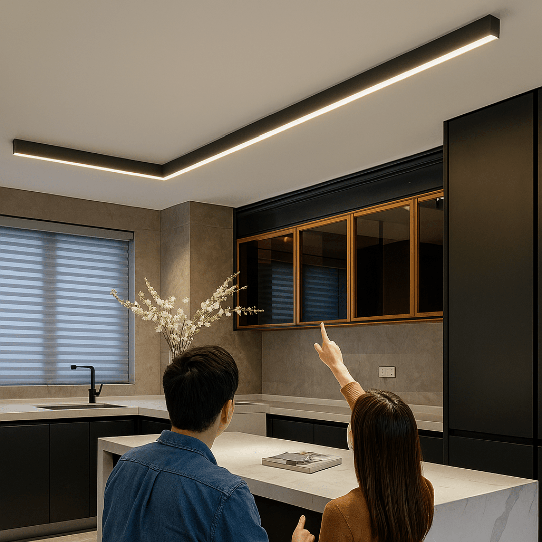 Skorter | LUMIVIA – Minimalist LED Ceiling Light with Scandinavian Elegance