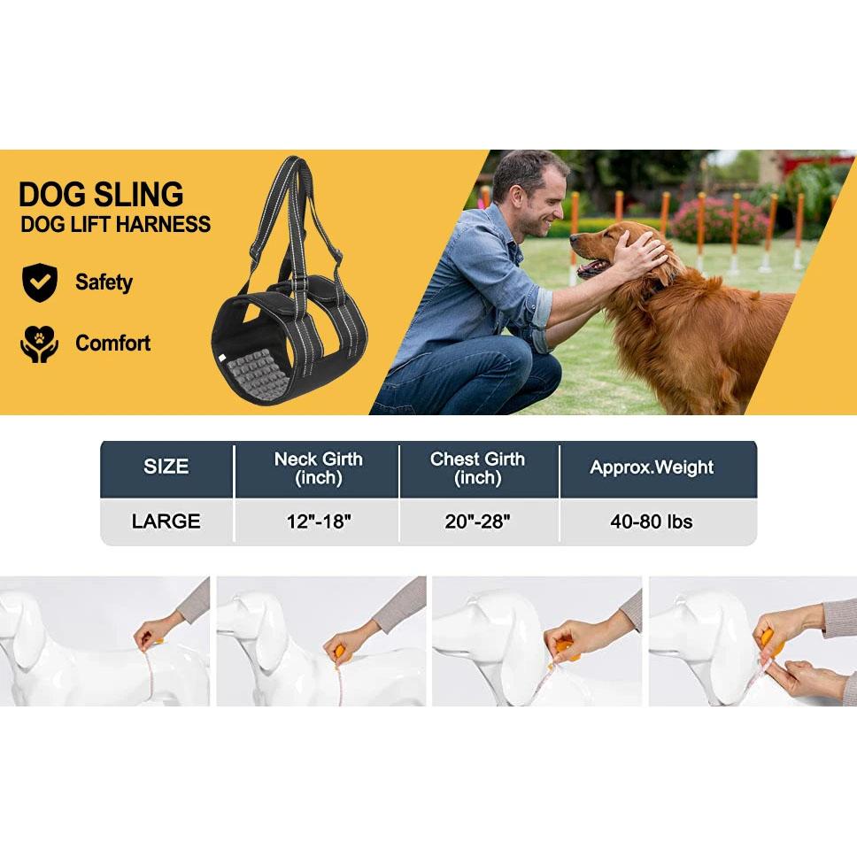 Skorter | Support Belt Set Adjustable Chest Strap for Elderly Disabled Dog