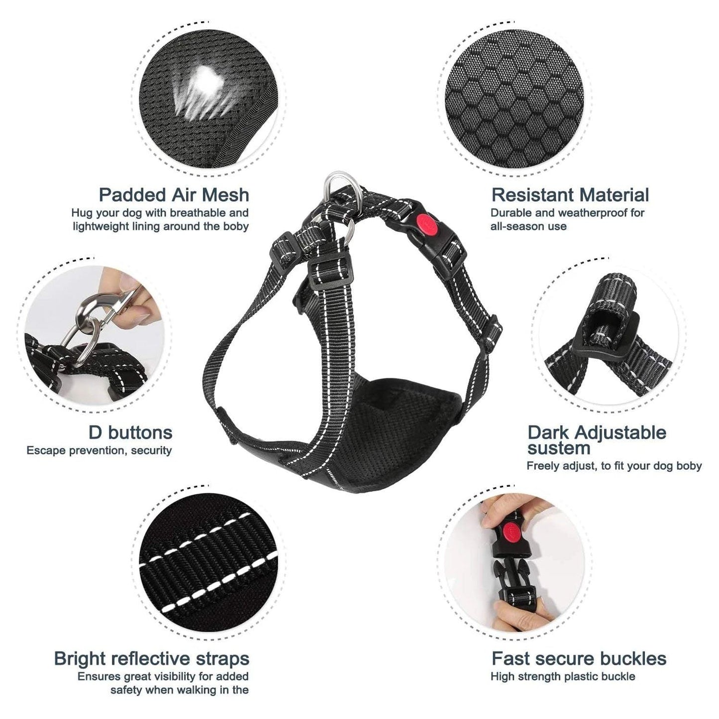 Skorter | Support Belt Set Adjustable Chest Strap for Elderly Disabled Dog