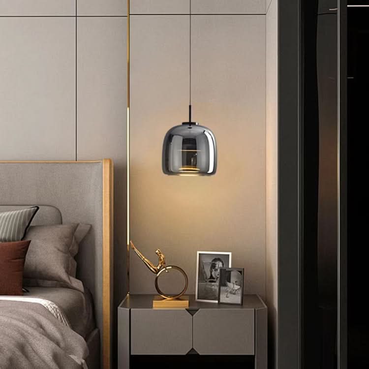 Skorter | Nordic Black Glass Pendant Light with LED