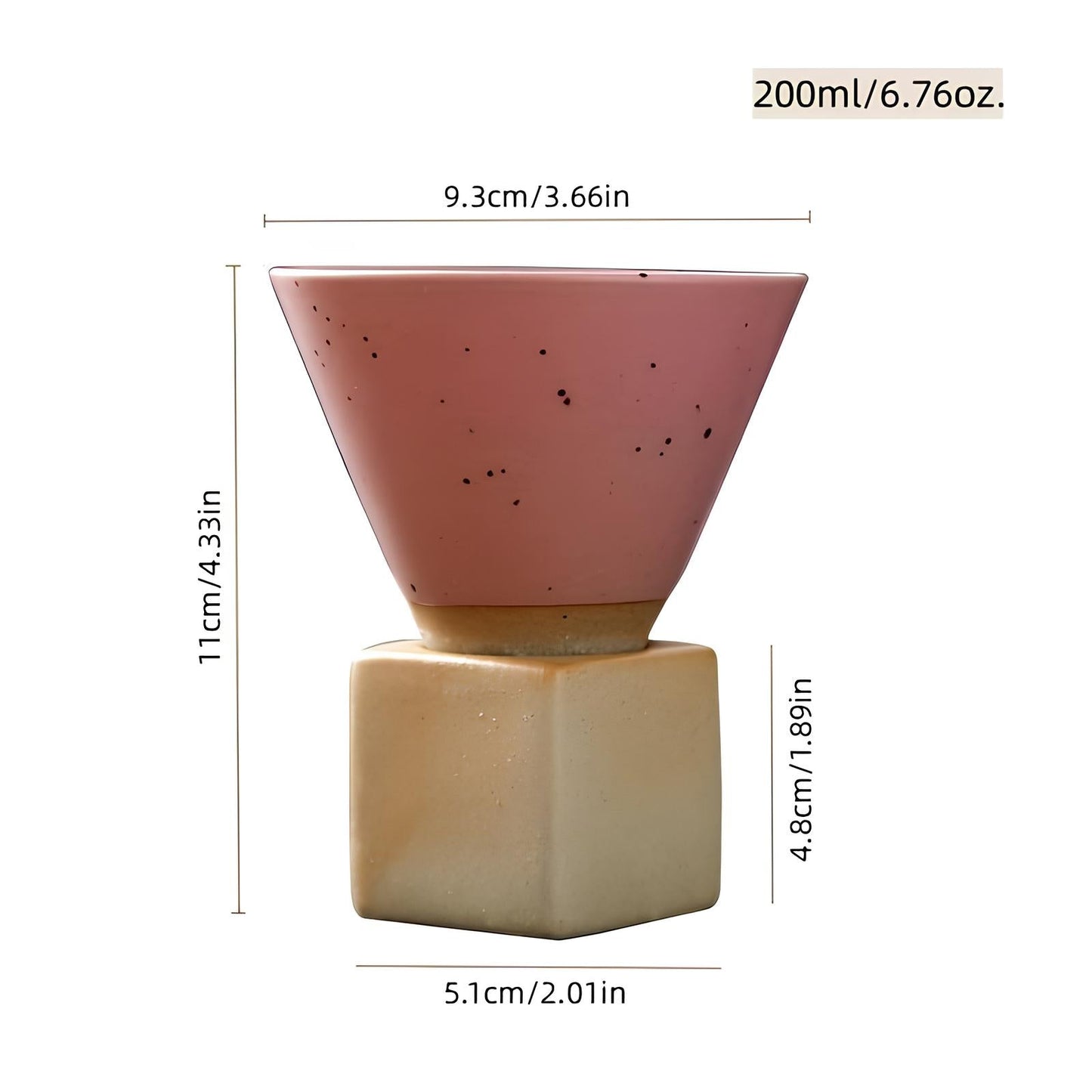 Skorter handmade conical in ceramic