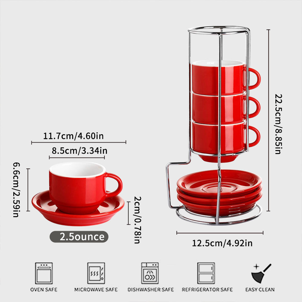 Skorter stable coffee cups with stand