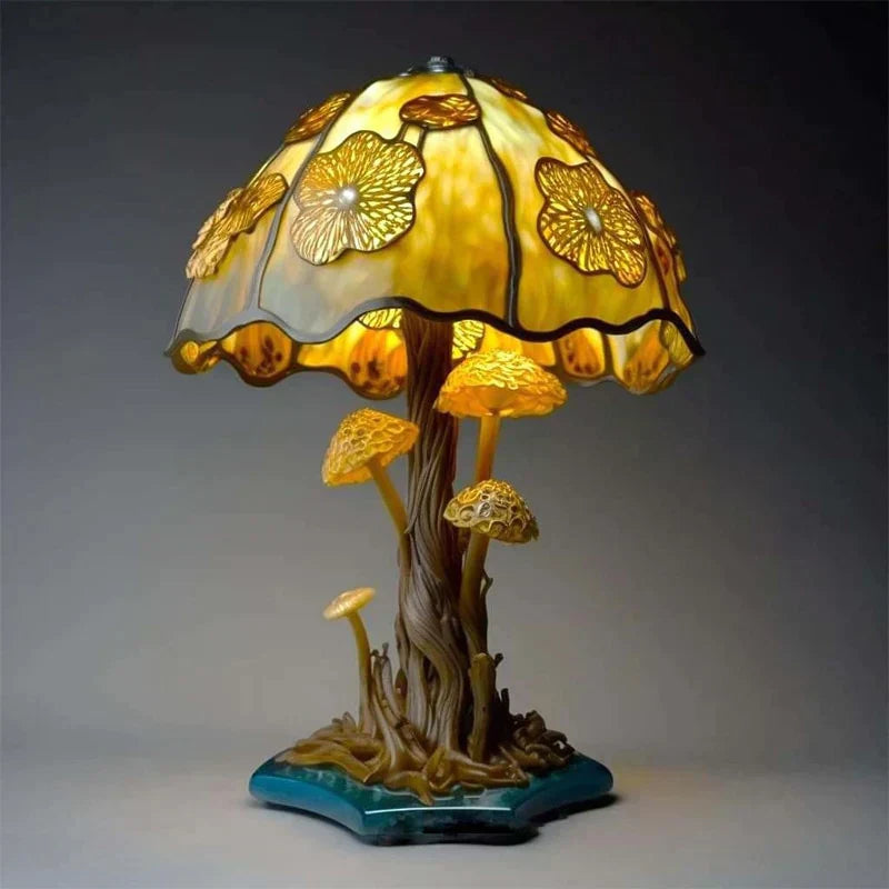 Skorter | Stained Glass Art Table Lamp – Elegant Decorative Lighting