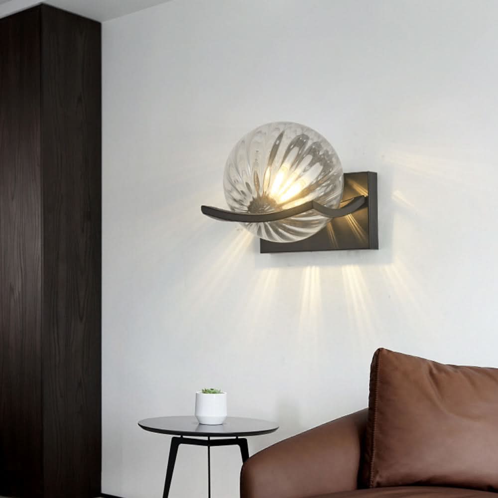 Skorter | Modern LED Wall Lamp with Glass Panel