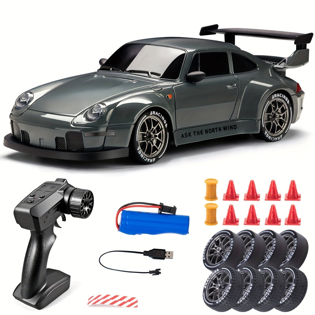 Skorter | RACEREDGE – 1:24 Scale RC Drift Car with LED Wheels & 4WD