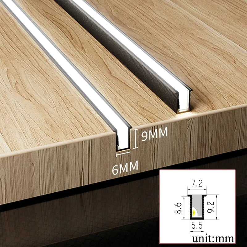 Skorter | Ultra Thin LED Under Cabinet Light Bar | Customizable Length, Energy Efficient & Ideal for Kitchen and Living Room Lighting