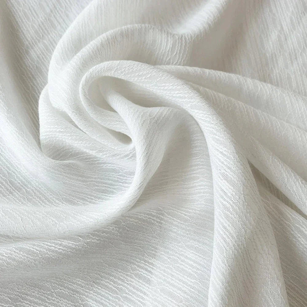 Skorter | Vera - Crinkled Textures Semi-transparent Curtains Soft Drapes