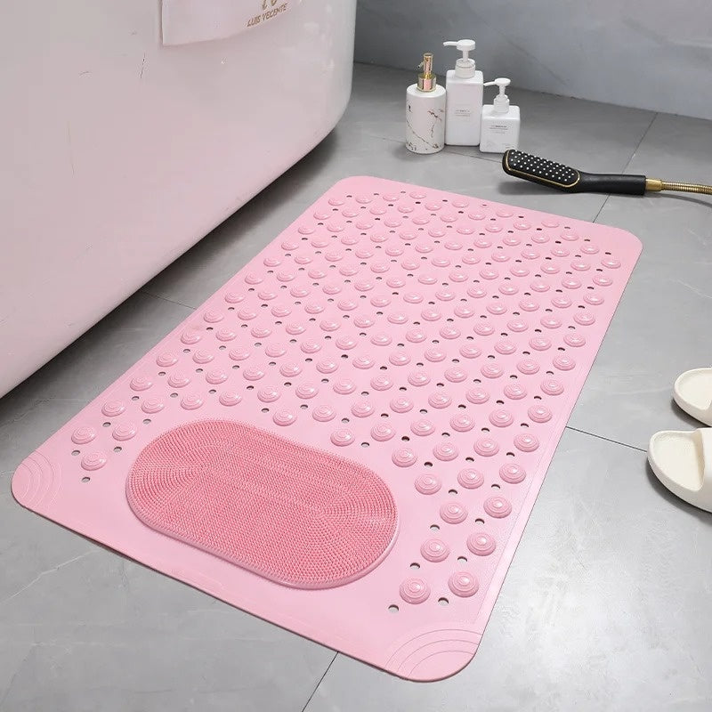 Skorter | Anti-Slip Shower Mat with Integrated Foot Scrubber – Safe, Comfortable & Quick-Drying Design