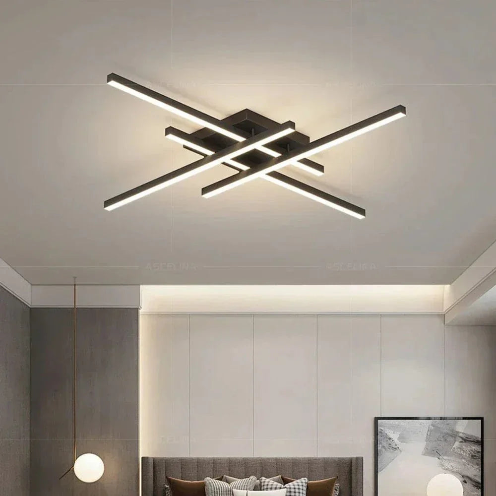 Skorter | Modern LED Ceiling Light | Energy Efficient, Soft Illumination & Available in 30/40/50cm for Bedroom and Living Room