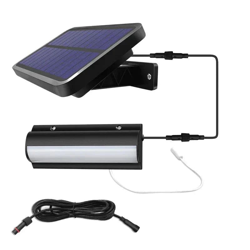 Skorter | Solar Pendant Outdoor Light | Dual or Single Head, IP65 Waterproof & Ideal for Patios, Barns, and Indoor Spaces