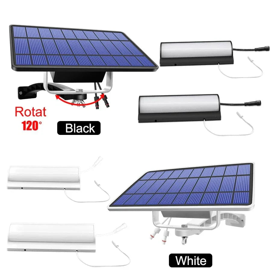 Skorter | Solar Pendant Outdoor Light | Dual or Single Head, IP65 Waterproof & Ideal for Patios, Barns, and Indoor Spaces