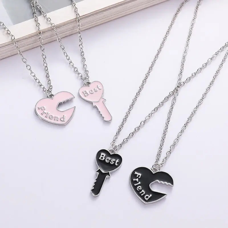 Skorter | I love you Best Friends / Couple Necklace Jewelry Puzzle Necklace