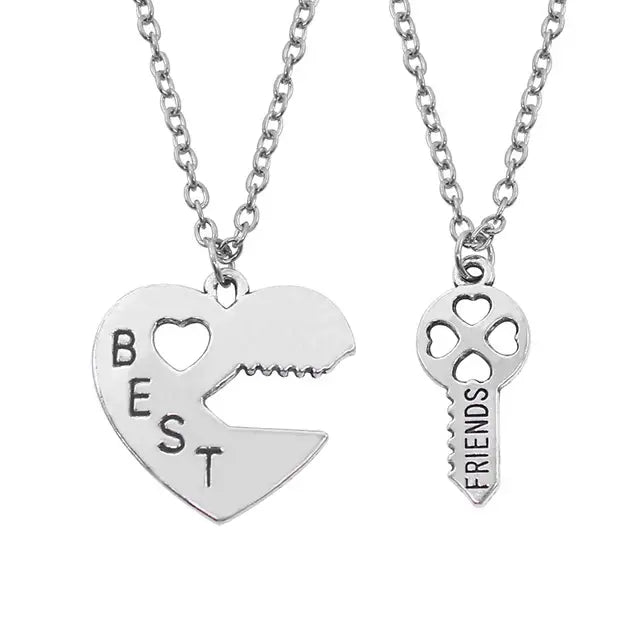 Skorter | 2 Pieces/ Set Chains Choker Broken Heart Jewelry Gift