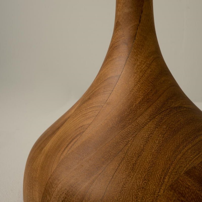 Wabi Sabi Designer Wood Table Lamp - SKØRTER